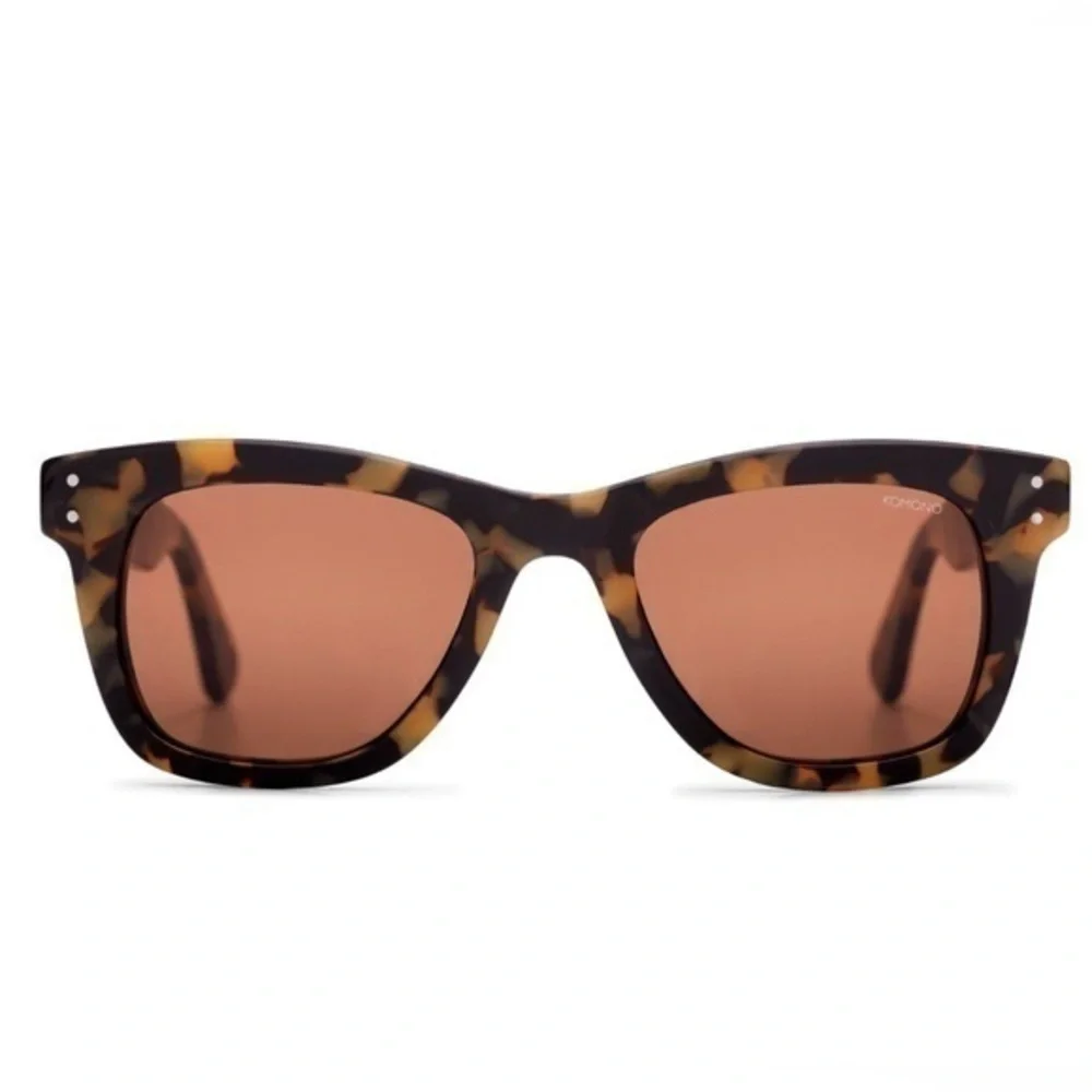 KOMONO sunglasses The Allen Tortoise Demi Brown Tan NEW